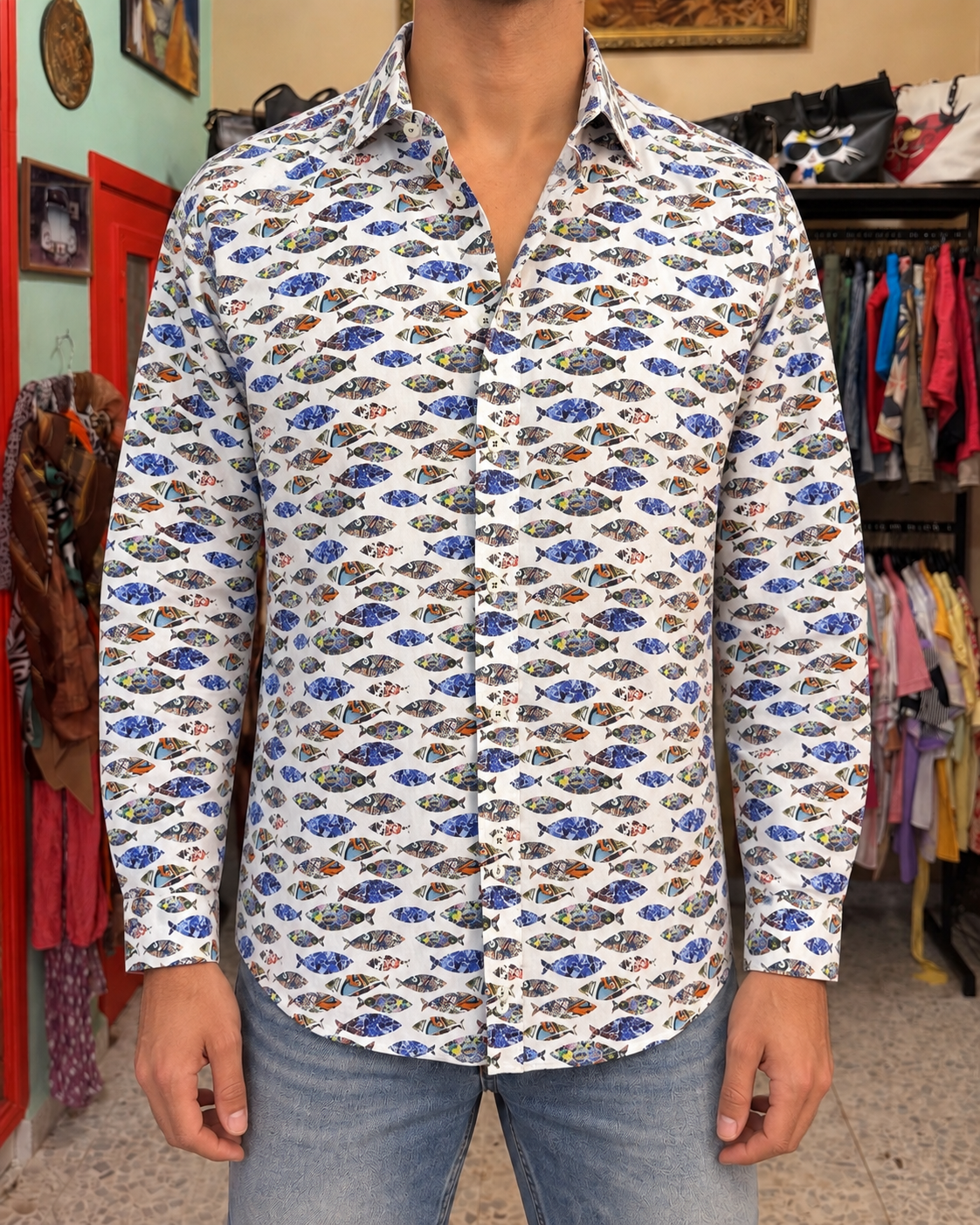 Men Long Sleeve Shirt