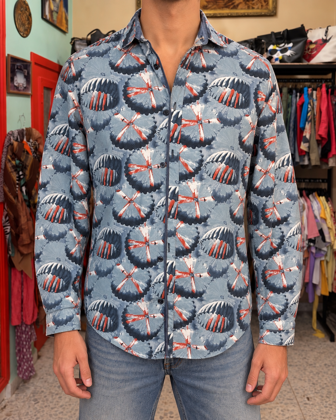 Men Long Sleeve Shirt