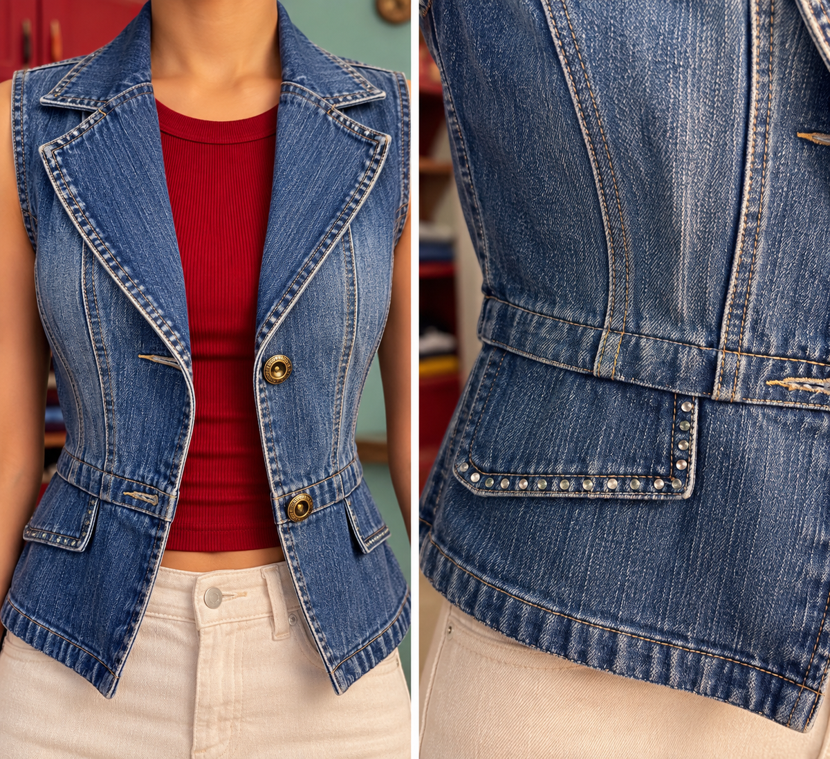 Denim Vest