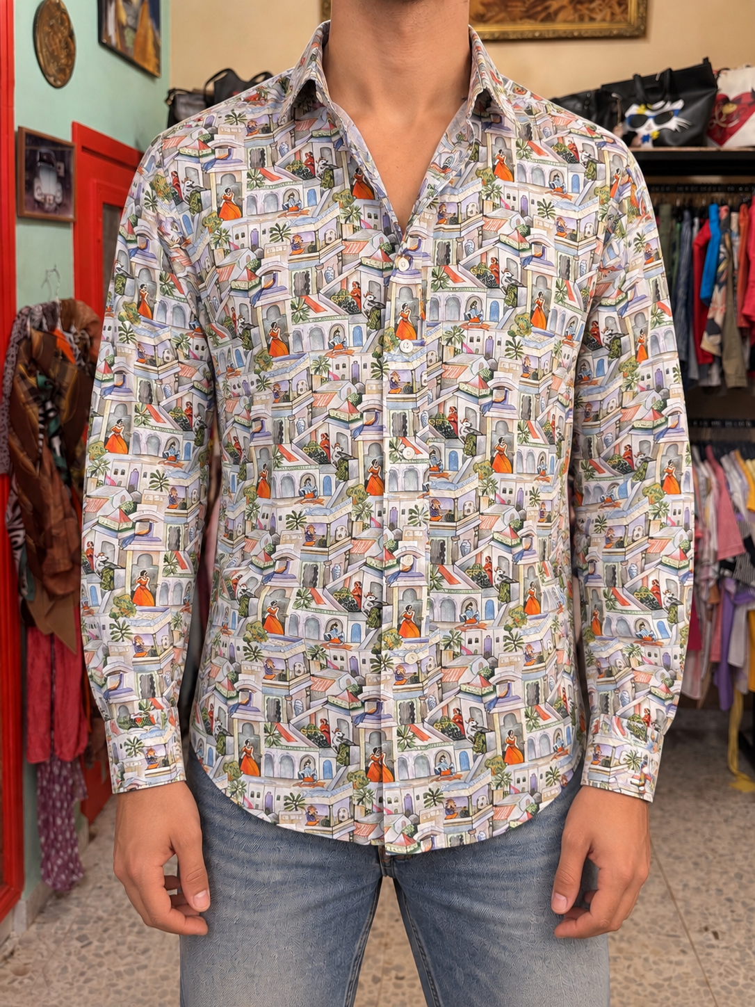 Men Long Sleeve Shirt