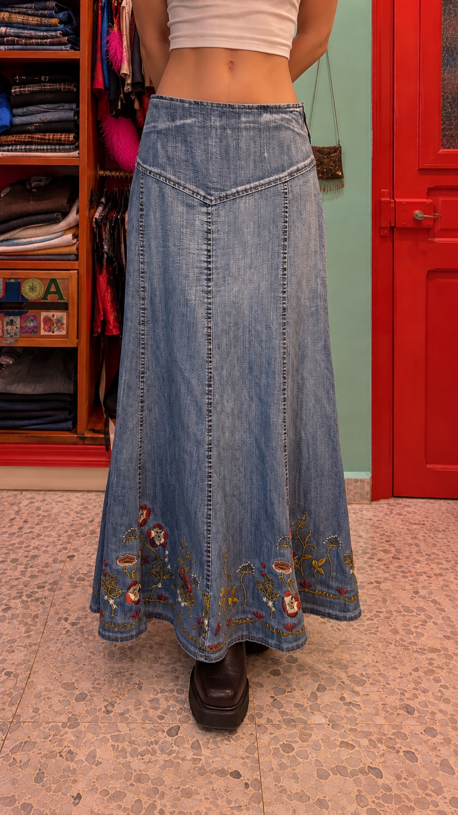 Denim Skirt