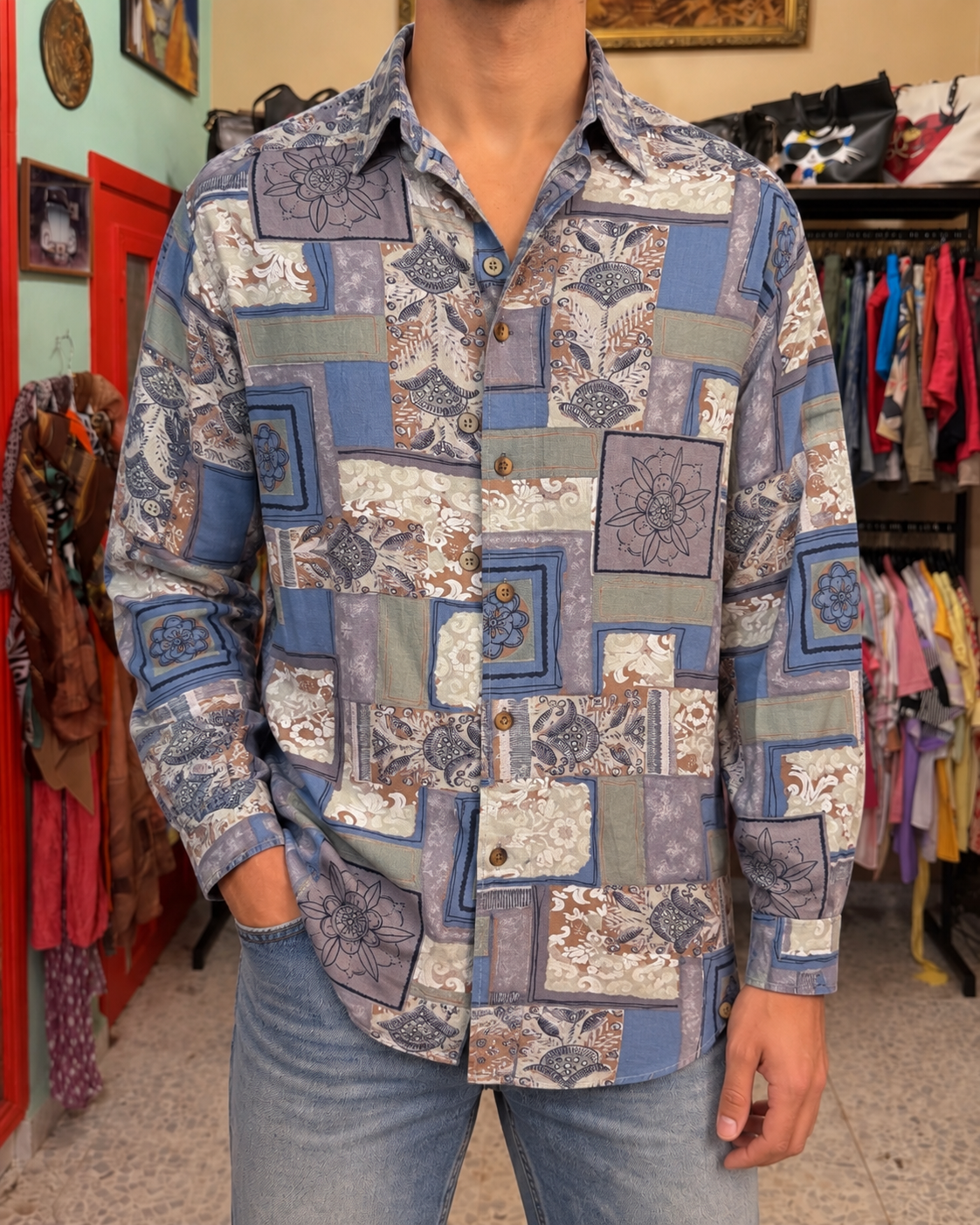 Men Long Sleeve Shirt