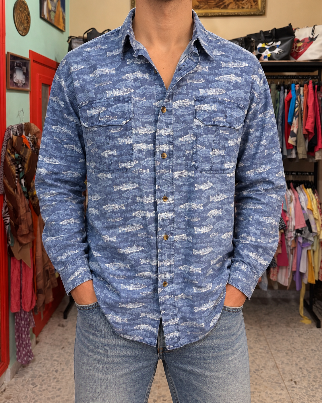 Men Long Sleeve Shirt
